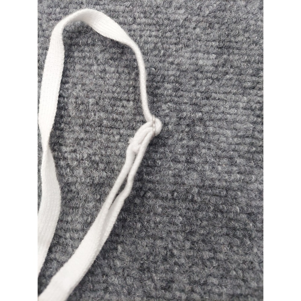 Abercrombie & Fitch Tank Top Women Medium White Spaghetti Strap Ribbed Ruffle - Picture 7 of 9